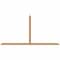 Ekena Millwork Portland Timber Gable Bracket, Western Red Cedar, 108"W x 54"H x 1 1/2"D x 3 1/2"F, 12/12 Pitch GBW108X54X0204POR00SWR - alternate 1